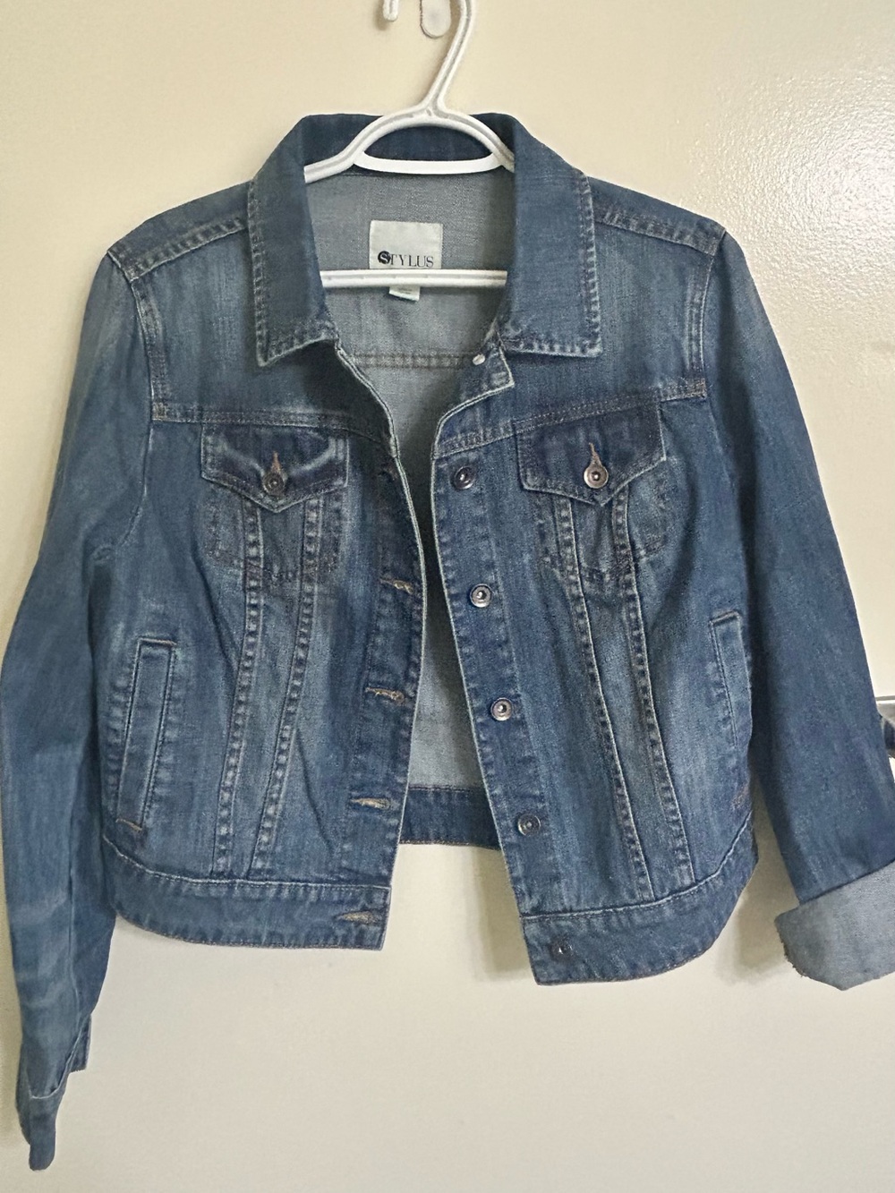 STYLUS Blue Washed Denim Jacket